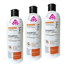 Shampoo Manzanilla Dorada Aclarante Natural Francis® 1lt 3pz