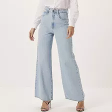 Calça Feminina Jeans Kate Wide Leg Longa Dimy Cal29566