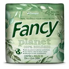 Papel Higiênico Ecologico Fancy Planet Folha Dupla 30m C/ 36