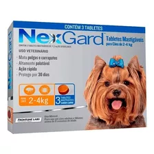 Nexgard 2 A 4 Kg Antipulgas E Carrapatos 3 Tabletes