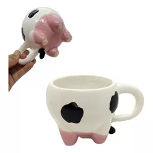 Caneca 3d Vaca Vaquinha Presente Criativo Veterinario