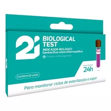 Indicador Teste Biológico Autoclave C/10 Ampolas P. Entrega