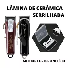 Lâmina De Cerâmica Serrilhada Profissional Legend Sem Fio