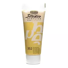 Pintura Acrílica Pébéo Studio 352, Color Dorado Iridiscente, 100 Ml