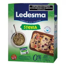  Edulcorante Ledesma Stevia X 200 Sobres