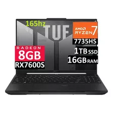 Asus Tuf A16 16' 165hz Ryzen 7-7735hs 16gb 1tb Ssd Video 8gb