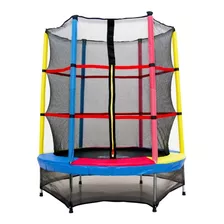 Cama Elastica Pula Pula 1,40 Plus Multicolor Henri Trampolim