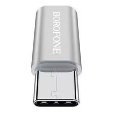 Adaptador Micro Usb- V8 Hembra A Tipo C Macho Borofone