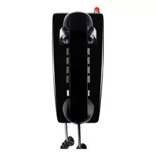 Telefono De Pared Retro Mecanico Clasico Con Cable, Negro