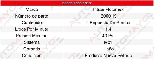 Repuesto Bomba Gasolina Diamante 3.5l V6 97 Al 04 Intran Foto 2