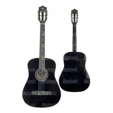 Violão Preto Clássico Nylon Mxt Com Tensor 96cm 38 Mx-38np Orientação Da Mão Destro