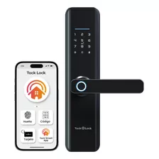 Cerradura Electronica Inteligente Chapa Digital Wifi Con Huella Códigos App Móvil Para Puera Exterior Tock Lock