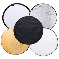 Disco Rebatedor E Difusor Circular 5 Em 1 De 80 Cm + Bolsa