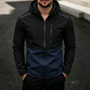 Jaqueta Softshell Masculina Com Capuz Preto