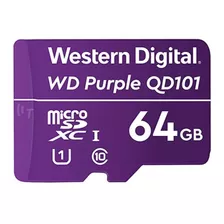 Tarjeta De Memoria 64gb Western Digital Purple Microsdxc