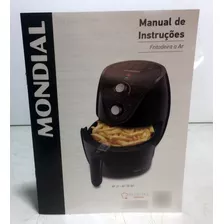 Manual Instruções Com Tabela De Tempo E Temperatura Airfryer Mondial Af