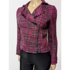 Guess Hermoso Saco Blazer Tejido Telar Forrado Talle S Impec