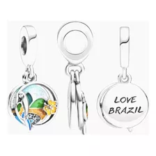 Charms Pandora Love Brazil De Plata 9.25 Varios Diseños Orig