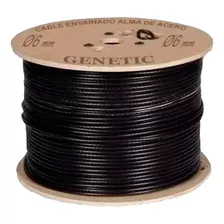 20 Mts Cable Acero 6 Mm Forrado Para Maquinas De Gimnasios