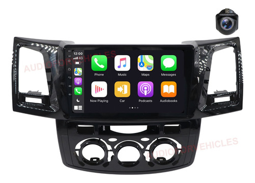 Coche Estreo Android Para Toyota Hilux 2008-2014 Carplay Bt Foto 2