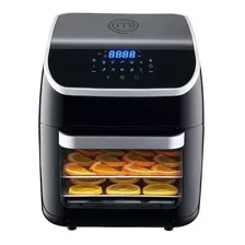 Horno Multifuncional Freidora De Aire+rostizador+deshidratad Color Negro 1700 W