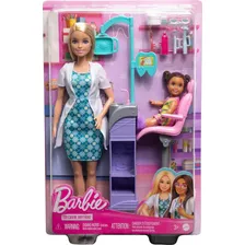 Barbie Quiero Ser Dentista - Doctora Consultorio Con Muñeca