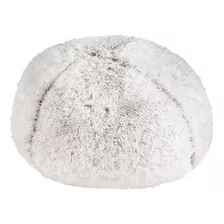 Sillón Puff Peluche Capuchino 70 Cm