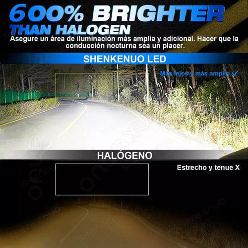 28000lm Kit De Focos Led 9007 Para Ford Luz Alta Y Luz Baja Foto 2