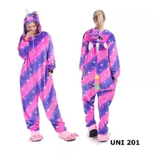 Pijama Kigurumi Niños Adultos Unicornios Animales Flannel