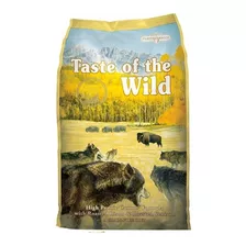 Alimento Taste Of The Wild High Prairie Para Perro Adulto Todos Los Tamaños Sabor Bisonte Asado Y Venado Asado En Bolsa De 18kg