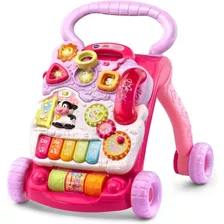 Vtech Andador De Aprendizaje De Pie Y Sentado - Color Rosa 