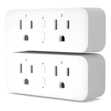 Kmc Smart Plug Duo, Enchufe Inteligente Wi-fi De 2 Tomas, P.