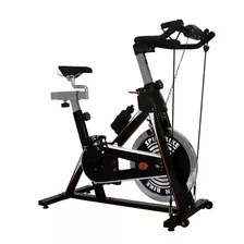 Bicicleta Estática Gym Factory Fitness Ref Sb8001r Para Spinning Color Negro