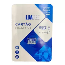 Cartão Memoria Micro Sd 32gb Ultra Classe 10 80mb/s Luatek