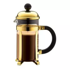 Cafetera Embolo 3 Pocillos Chambord Oro Bodum 1923-17 Mc Color Cromo