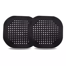 ~? 2 Pack 5.7 Flat Square Drain Cover Hair Catcher Pad, Tub