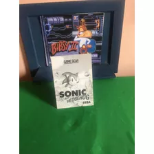 Game Gear Sonic The Hedgrhog Manual De Instrução Original