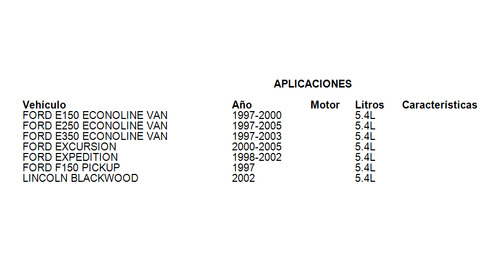 Cremallera Automatica Ford E350 Econoline Van 1997-2003 5.4l Foto 4