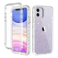 Funda Para iPhone 11 - Transparente Con Glitter