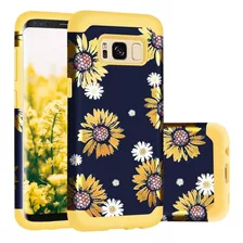 Funda Para Galaxy S8 (diseno Girasoles/marca Casewind)