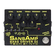 Tech 21 Sansamp Bass Driver Pedal De Efectos Di