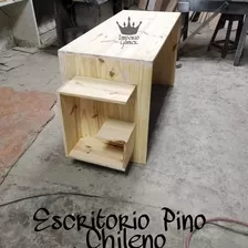 Escritorio En Madera Con Acabado En Poliuretano 