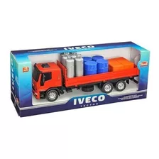Caminhão Brinquedo Iveco Tector Carroceria C/ Carga