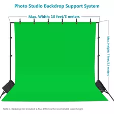 Photo Video Studio Kit Soporte Para Pantalla Fondo Neewer