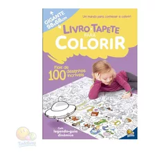 Livros Tapete De Colorir Infantil Gigante Tam. 98 X 68cm