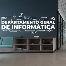 Adesivo De Parede Diretoria De Tecnologia Da Informação