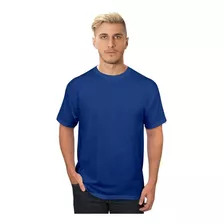 Remera Basica Hombre Manga Corta Lisa 100% Algodon