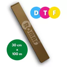 Filme Dtf Para Impressão Transfer | Rolo 30 Cm X 100 M 