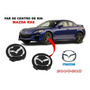 Kit De 4 Centros De Rin Negros Para Mazda Rx8 2004-2011