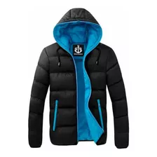 Campera Hombre Inflable Invierno Con Capucha